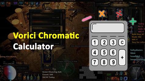 poe chromatic orb recipe|Vorici Chromatic Calculator